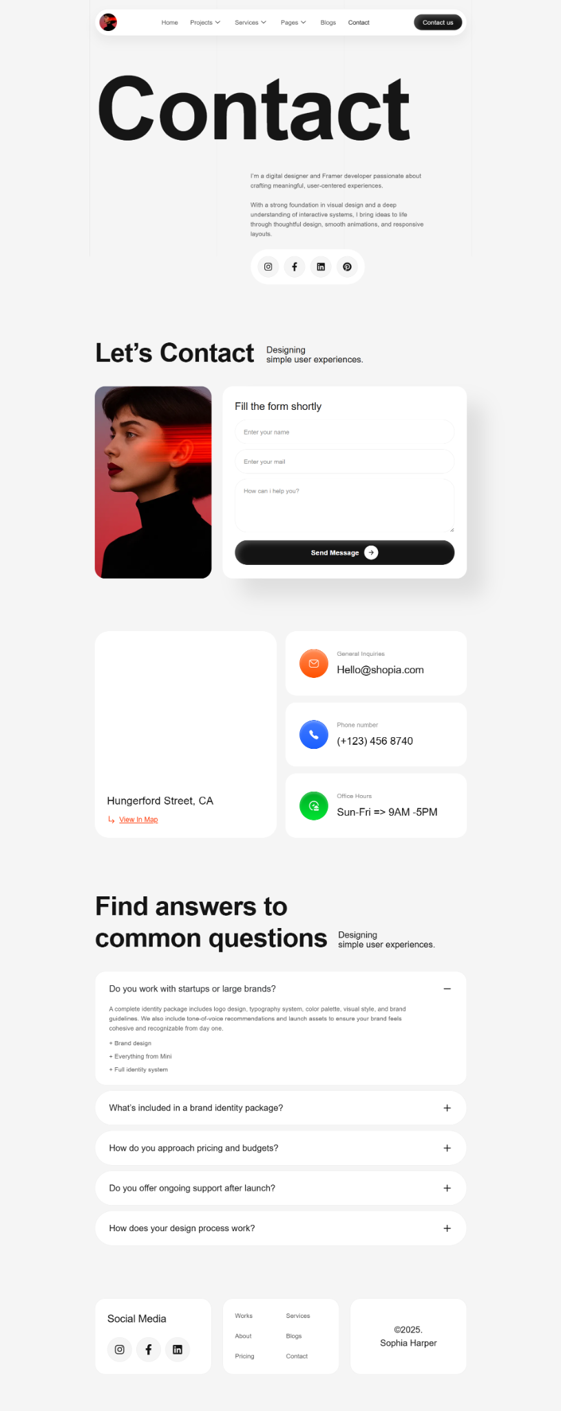 Contact / Lead Capture
